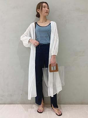 コーディネートのご紹介 Urban Research アーバンリサーチ インナー タンクトップ Millerボーダータンクトップ Ur05 21t011 Amazon Co Jp