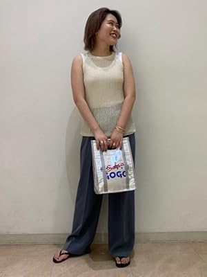 コーディネートのご紹介 Beauty Youth United Arrows ビューティ ユース ユナイテッドアローズ ジョーゼットタックワイドパンツ2 Amazon Co Jp