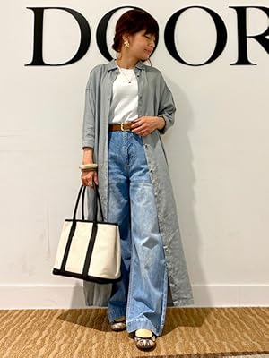 コーディネートのご紹介 Urban Research Doors アーバンリサーチ ドアーズ リネンバックタックシャツワンピース Dr05 26m501 Amazon Co Jp