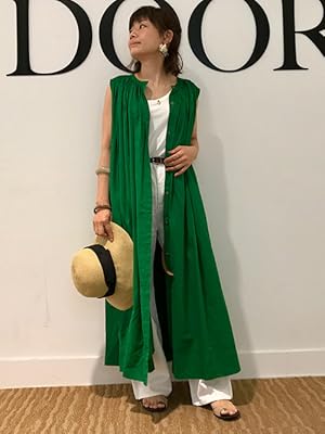 コーディネートのご紹介 Urban Research Doors アーバンリサーチ ドアーズ コットンボイルノースリーブワンピース Dr05 26m510 Amazon Co Jp