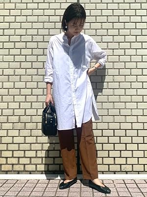 コーディネートのご紹介 Urban Research Doors アーバンリサーチ ドアーズ ツイルバンドカラーロングシャツ Df06 23v007 Amazon Co Jp