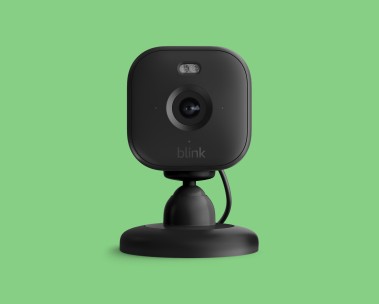  Introducing Blink Mini 2 — Plug-in smart home pet security camera, motion detection, HD night view in colour, built-in spotlight, two-way audio, Works with Alexa (Black) 