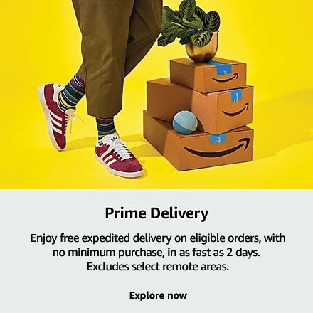 Prime Delivery. Learn more.