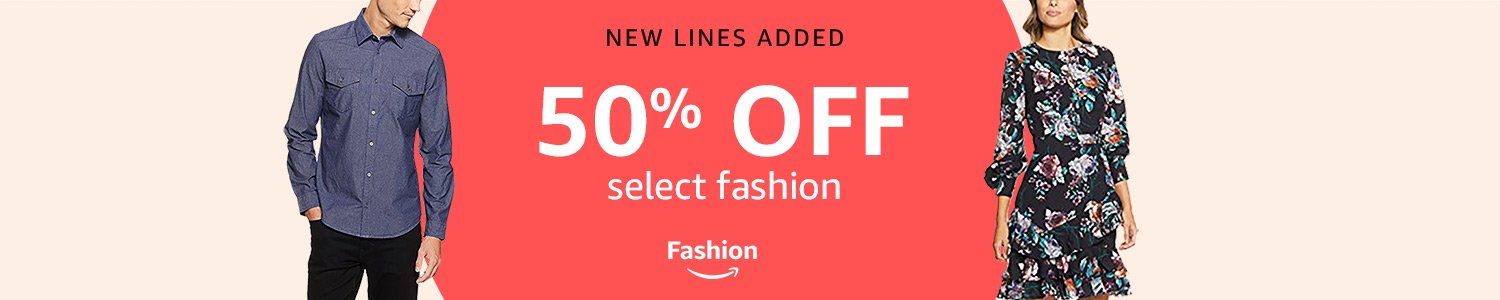 50% off Fashion