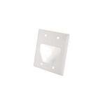 Cables to Go - C2G Double Gang Recessed Low Voltage Cable Plate [並行輸入品]