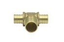 ノーブランド品　銅管継手　Ｔ型　PEXティー　異径　スレッド３/４"*３/４"*１"PEX　５個入り