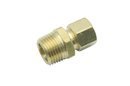 Generic Brass 1/2" OD x 1/2" Male NPT Compression Connector Fitting(Pack of 5 ) [並行輸入品]