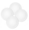 Breast Pads Brand Nursing Bra Pads White 4 Pack (2 Pair) by Breast Pads [並行輸入品]