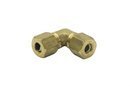 Generic 1/4" OD 90 Degree Compression Union Elbow,BRASS COMPRESSION FITTING(Pack of 5 ) [並行輸入品]