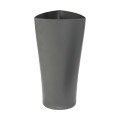LECHUZA（レチューザ）　DELTA30（デルタ30）　直径30cm　底面灌水セット付きプランター　チャコール LE-5030C-1