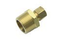 Generic Brass 3/8" OD x 3/4" Male NPT Compression Connector Fitting(Pack of 5 ) [並行輸入品]