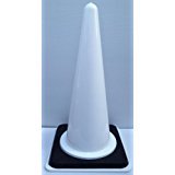 1kg カラーコーン コーンベット付 20本セット (白)