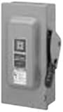 h361 Square D安全スイッチ、30 Amp Fusible、3p 30 A、600 V NEMA 1
