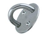 ステンレススチール2穴ラウンドStapleとプレート5 mm by他