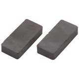 セラミックブロック磁石、2 pc。