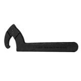 Wright Tool 9633 Adjustable Hook Spanner Wrench with Black Industrial Finish, 4-1/2" to 6-1/4" [並行輸入