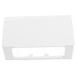 LEDMOMO コンセントカバー スイッチカバー 2連 ワイド ホワイト 防水 防滴 貼り付け式 コンセントガード 赤ちゃん いたずら防止 浴室 洗面所 トイレ