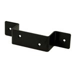 ２ｘ４金具　黒 ハット型金具 ﾊｯﾄｶﾀｶﾅｸﾞ　(4pcs）