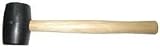 Westward 6DWL1 Rubber Mallet, Hickory, 8 Oz by WestWard Tools