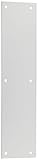 National Hardware V1981 3-1/2 X 15 Push Plate in Satin Nickel [並行輸入品]