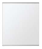 洗面鏡・トイレ鏡・化粧鏡・浴室鏡（国産・最高品質・完全防湿ミラー・上下ステンフレーム）：スクエア