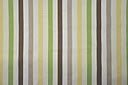 Mod Dots/Stripes Green/Choco Stripes Crib Sheet by Bacati [並行輸入品]