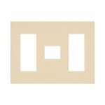 コスモシリーズワイド21 簡易耐火用コンセントプレート7コ用(3コ+1コ+3コ用)(ベージュ)
