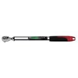 ACDelco ARM315-3A 3/8-inch Angle Electronic Digital Torque Wrench, 5-99.5 ft-lbs, Buzzer/Vibration/F