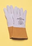 4 Leather Cuff Split Deerskin Kevlar Sewn Tig Gloves - Model .: TIL25BM Size: M by John Tillman and 