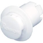 [N-7605412]ＫＵＮＩＭＯＲＩ　パンロック　φ１０×Ｌ１０　白　（１００個入） 630791010WH