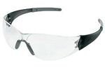 MCR Safety CK210 Checkmate 2 Polycarbonate Clear Lens Safety Glasses with Silver Nose Piece and Temp