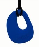 1 X Organic Pendant - Silicone Necklace (Teething/Nursing) (Blueberry) by Jellystone Designs
