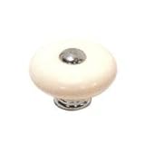 ノブキャビネット1 – 3 / 8in WHT / CHRM