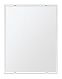 洗面鏡・トイレ鏡・化粧鏡・浴室鏡(国産・最高品質・完全防湿ミラー):スクエア(四角鏡)