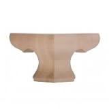 PedestalコーナーBun足gw436 ( 4 " H x 6 – 3 / 4 " W ) 4 Sets in Rubber Wood