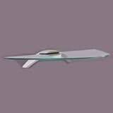 Knape & Vogt 99AEG24 Arc Collection Glass Shelf 24 by Knape & Vogt