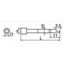 日東工器 NKビット　NK4DB　5.5X8X44　六角ボックス　 30841