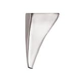 4 "アルミSlanted家具脚 – Brushed Aluminum