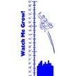 Superman Growth Chart Picture Art - Color=As Seen - Size=38"X20" - Kids Bed Room - Peel & Stick Stic