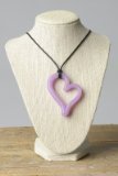 Teethease Heart Pendant Toy, Lavender by Teethease [並行輸入品]