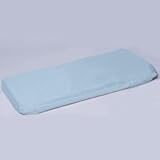 Babydoll Bedding Moses Basket Poly Cotton Sheet, Light Blue, 13 x 27