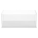 Healifty ミニカーケース ディスプレイケース 車モデル 収納ボックス 1/64スケール アクリル製 防塵 車おもちゃ コレクション用