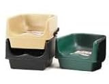 Cambro 100BC1157 Coffee Beige Single Height Booster Seat without Strap by Cambro [並行輸入品]