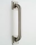 Jaclo 2716-acuグラブバーコンテンポラリースクエア/ダイヤモンドフランジ、アンティーク銅、16 "