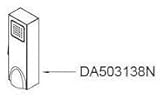 Danze da503138 N Sideスプレーヘッド、 DA503138NBN 1