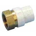 King Brothers Inc. TFS-0750 Female X Socket PXL CPVC X Stainless Steel Transition Adaptor, Tan, 3/4-