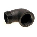 Street Ell,Black 2" 90-Deg [並行輸入品]