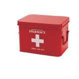 現代百貨 ファーマシーボックス レッド K918RD