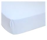 SheetWorld Fitted Oval Crib (Stokke Sleepi) Sheet - Baby Blue Jersey Knit - Solid Colors by sheetwor