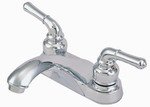 4 "洗面所センターセット蛇口、無水式、クローム仕上げ – by Plumb USA